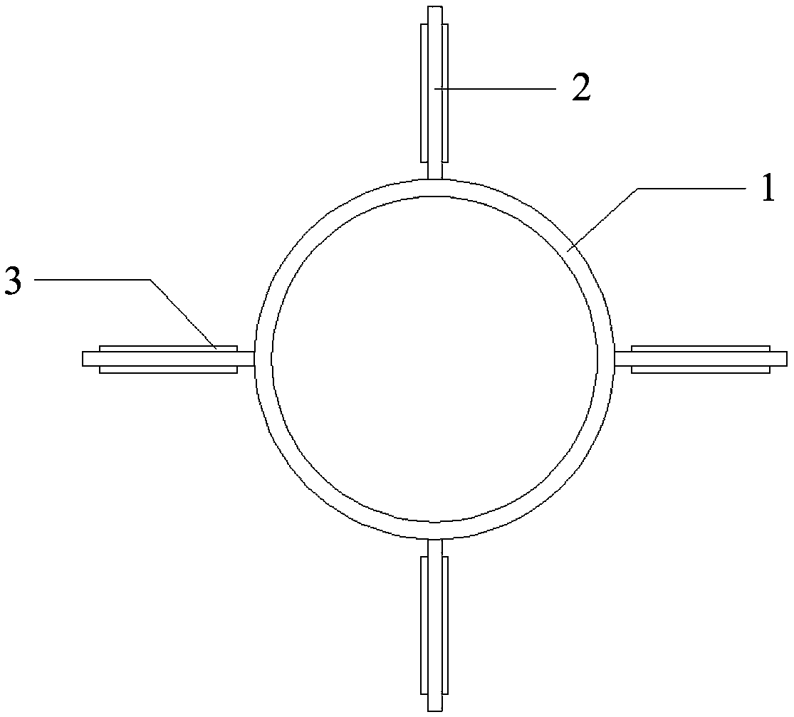 Cross-shaped steel pipe combined pile with dual functions of bearing and draining