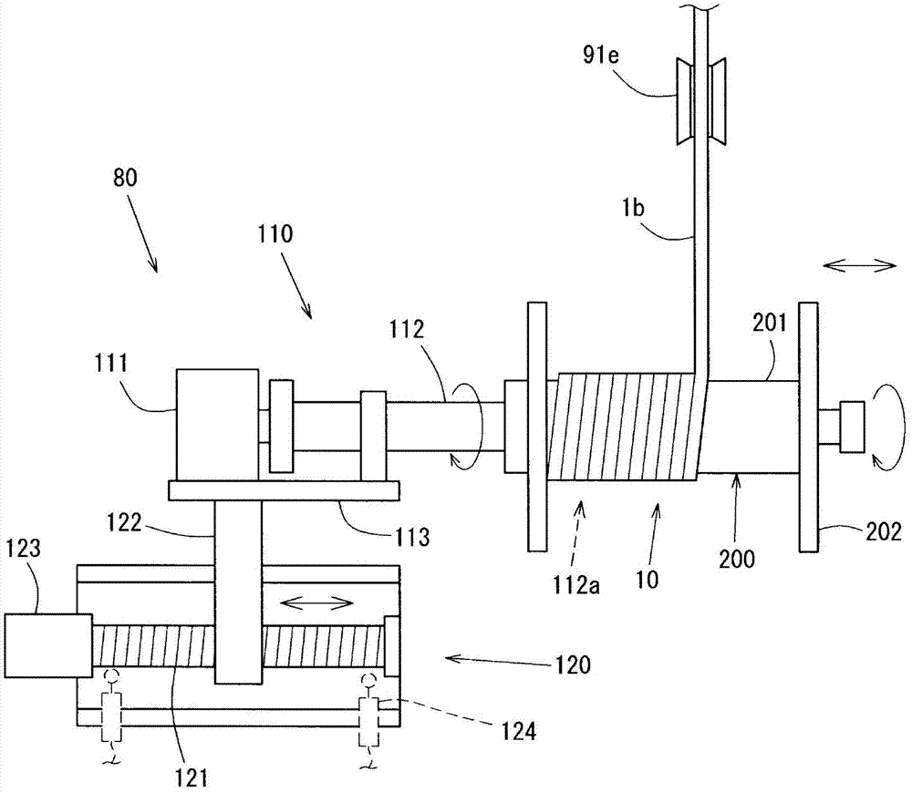 Wire winding bobbin, wire winding method and wire winding apparatus