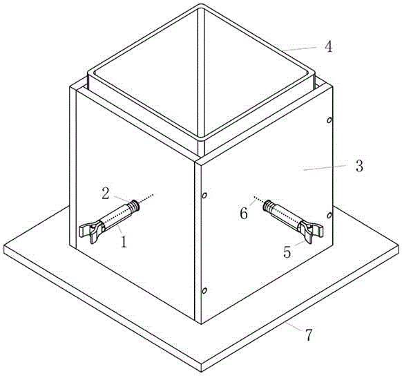 Device and method for testing interfacial shear strength of fiber reinforced thermosetting resin composite materials