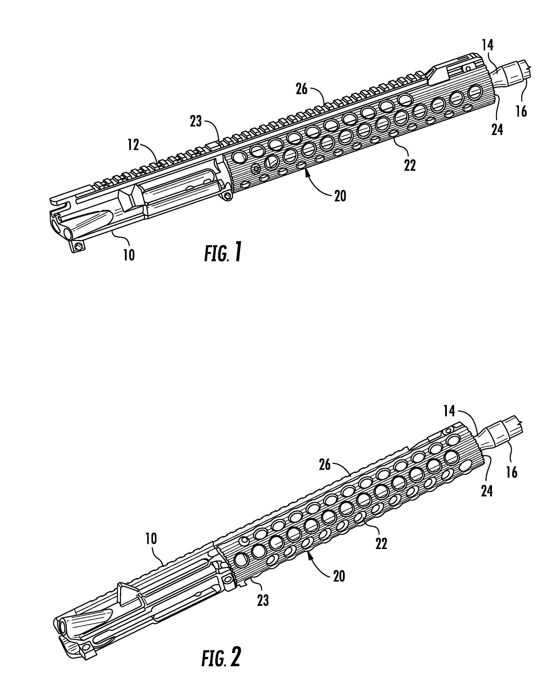 Firearm handguard system