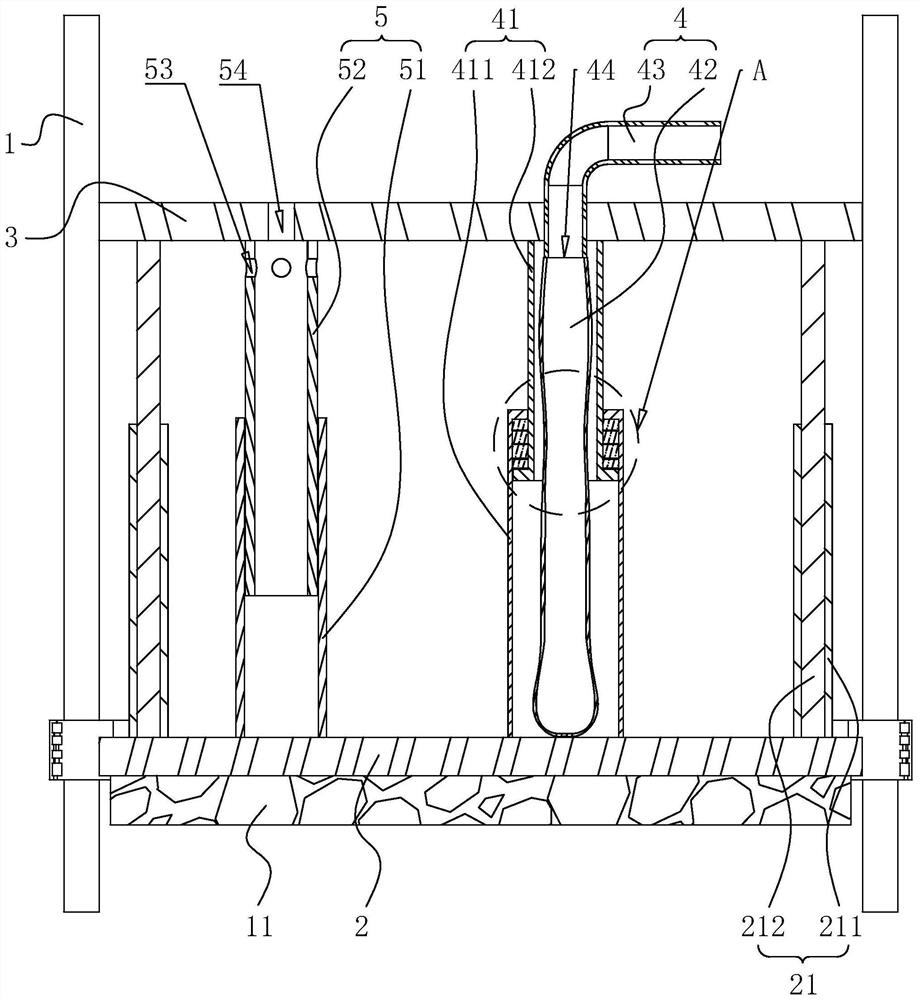 Sea wall structure