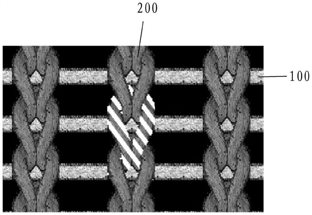 A kind of jacquard pad micro-relief knitted structure and knitting method thereof