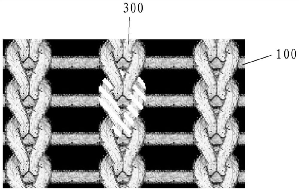 A kind of jacquard pad micro-relief knitted structure and knitting method thereof