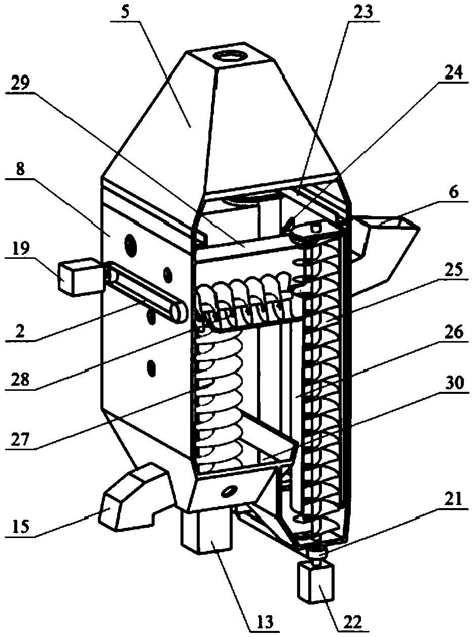 High-efficiency vertical domestic garbage treatment device