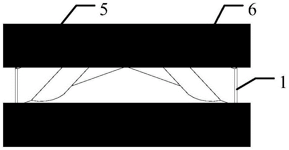 Single bar structure, lattice single-cell honeycomb structure and preparation method of single bar structure