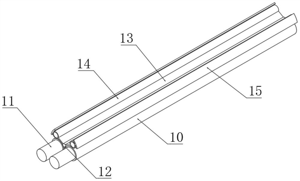 A kind of cable with high temperature resistance and long service life and its preparation method