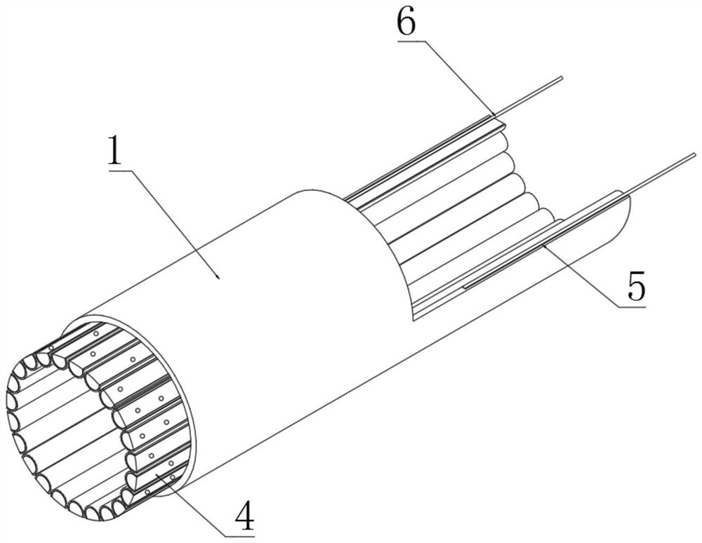 A kind of cable with high temperature resistance and long service life and its preparation method