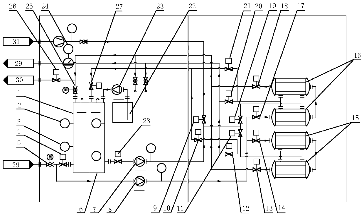 Marine sewage treatment system and method