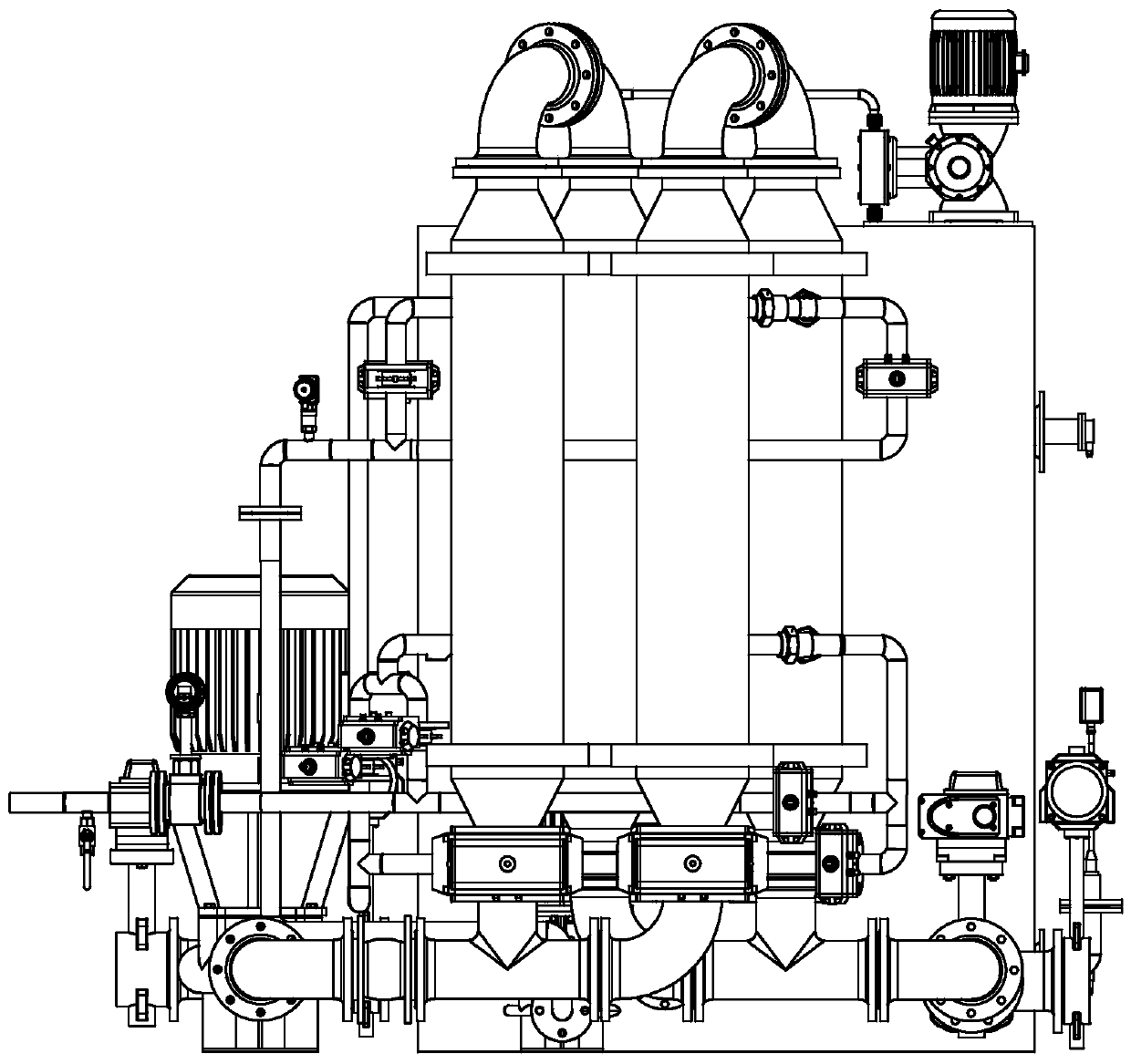 Marine sewage treatment system and method