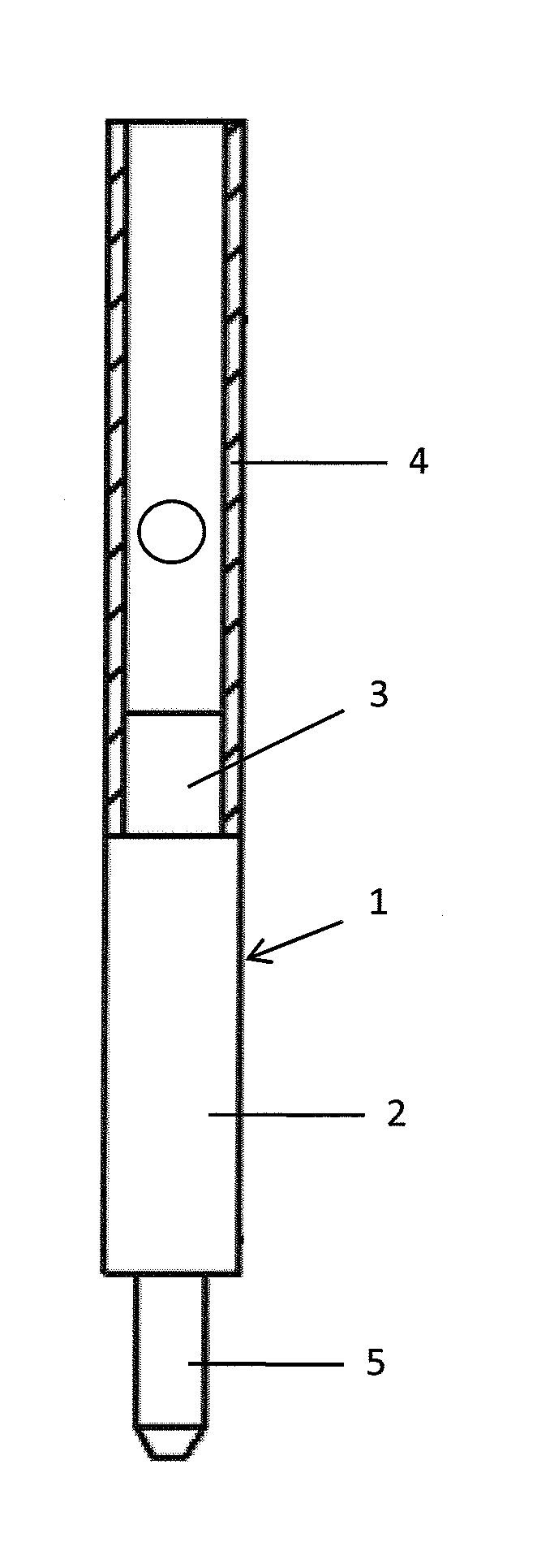 Sensor arrangement for the measuring of parameters in melted material