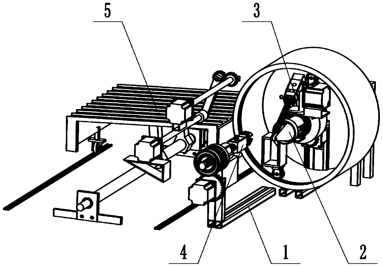 Rotating power conversion assembly and manual profiling type kelp knotting machine