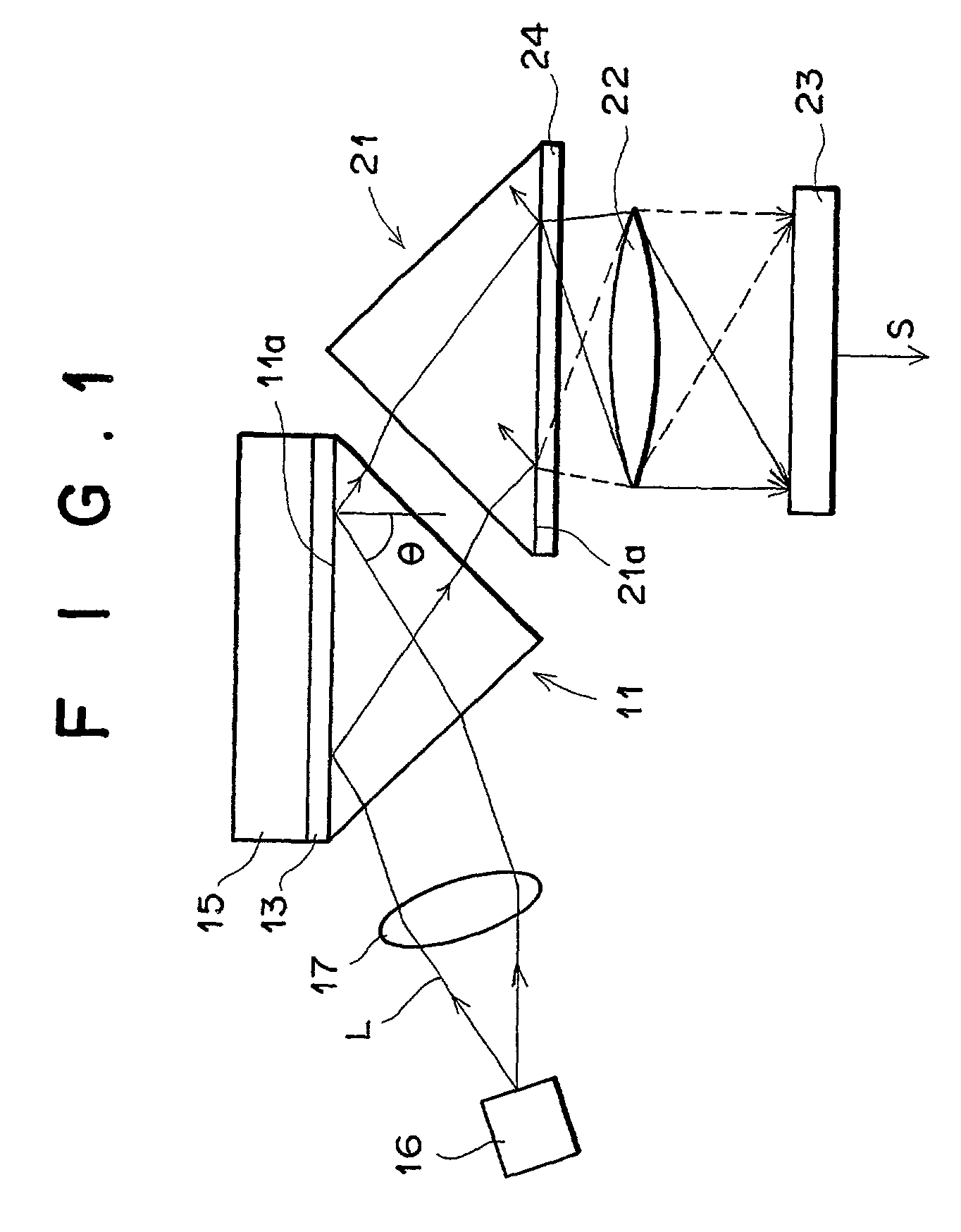 Sensor utilizing attenuated total reflection