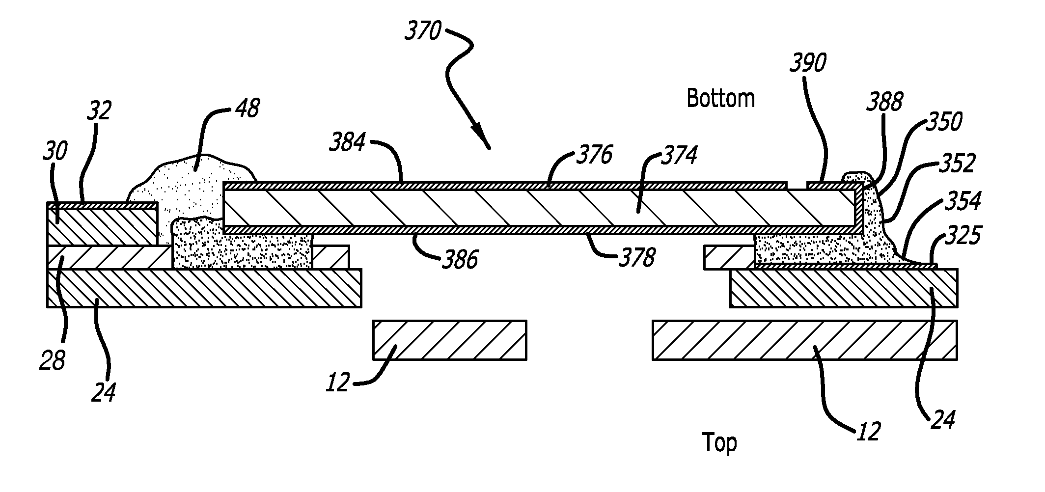 Microactuator bonding having increased adhesive exposure for more thorough adhesive cure