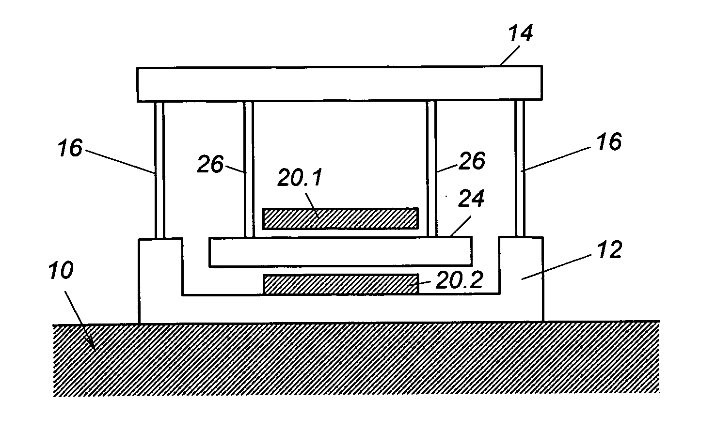 Planar vibration absorber