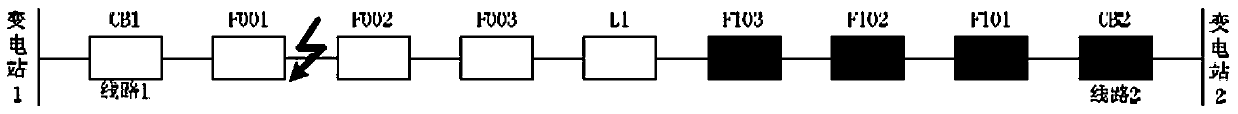 Residual voltage recording module and residual voltage detection method of recloser type feed line terminal