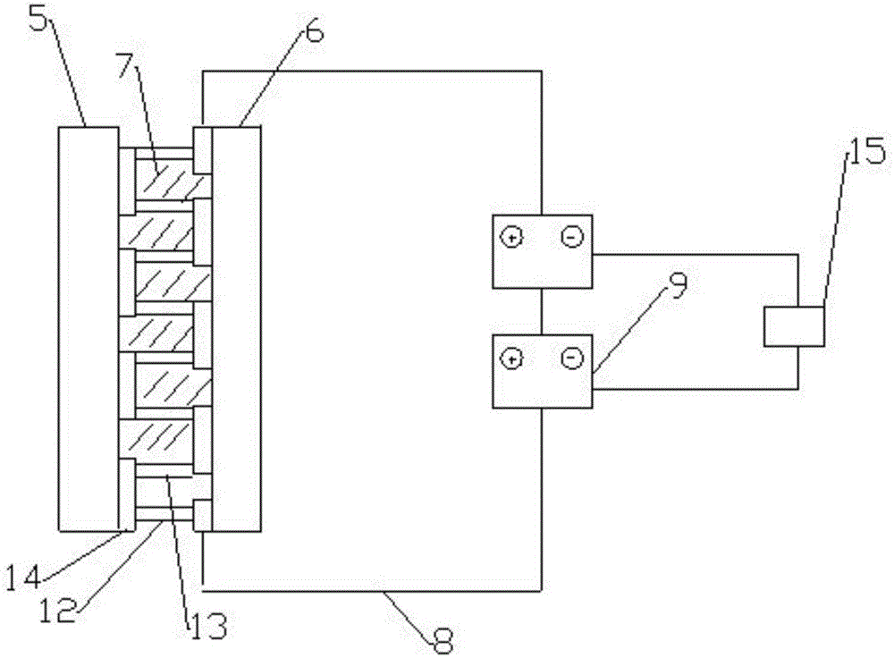 High ground temperature tunnel cooling heat dissipation and heat energy conversion apparatus