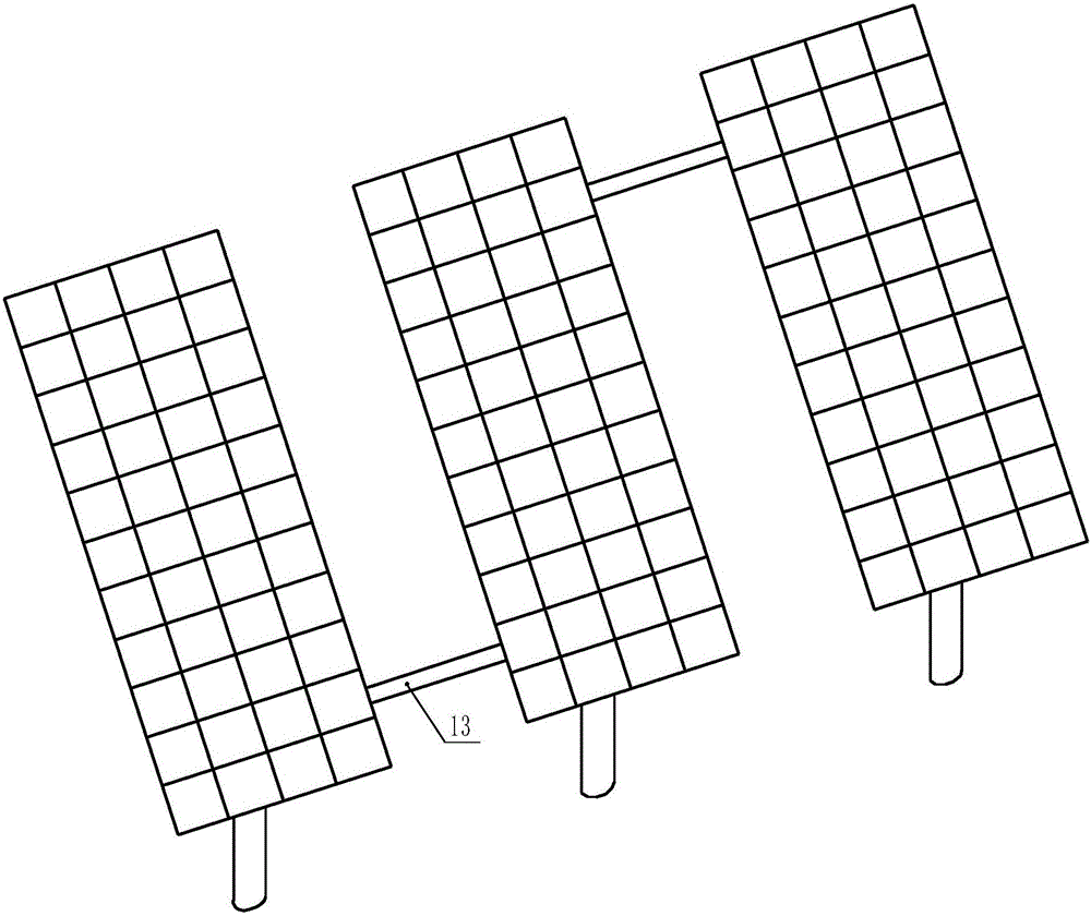 Photovoltaic power generation system combined with fish farm