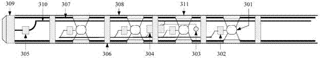 A towed line array device based on attitude real-time measurement vector hydrophone