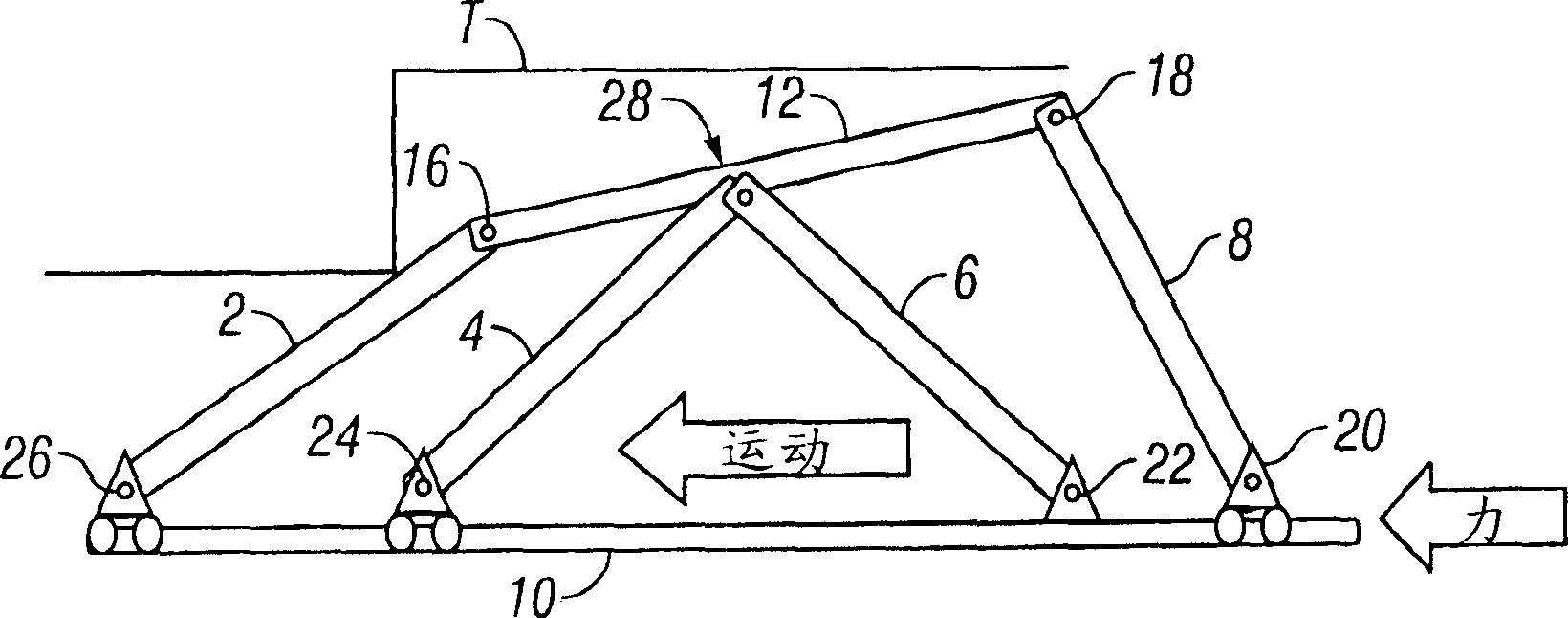 Mechanism helping to make traction on flat surface and non-flat surface