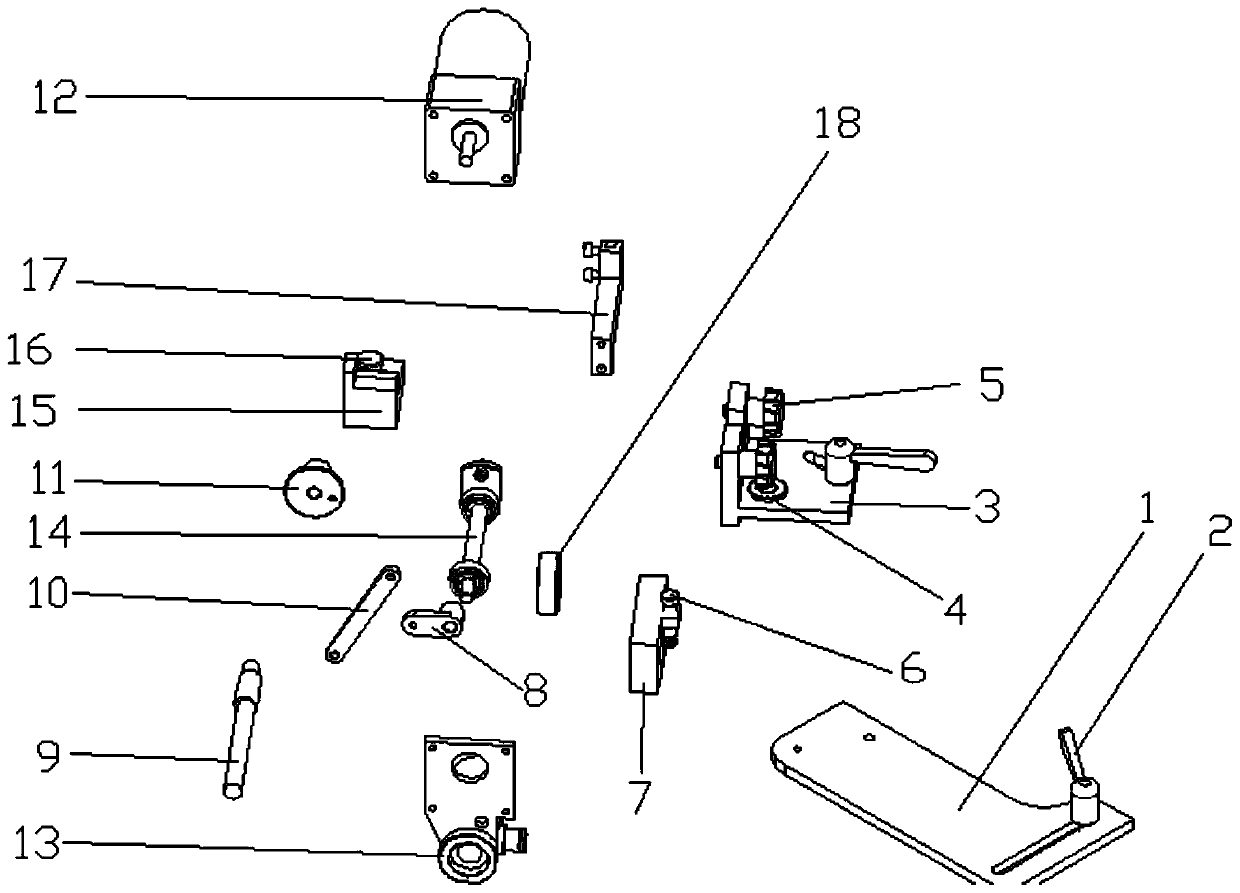 Auxiliary device for grinding and polishing the arc surface of the workpiece on the plane grinding and polishing machine