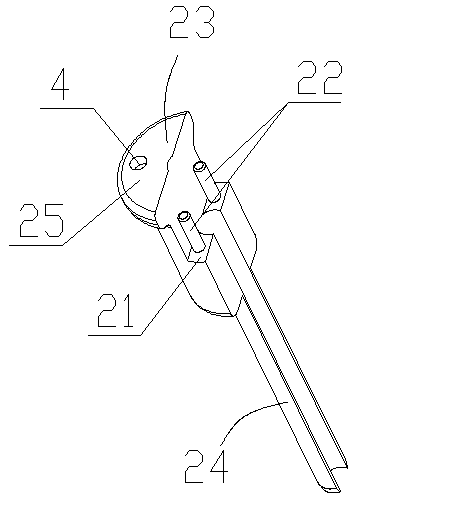 Split pneumothorax puncture needle