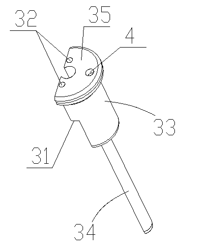 Split pneumothorax puncture needle