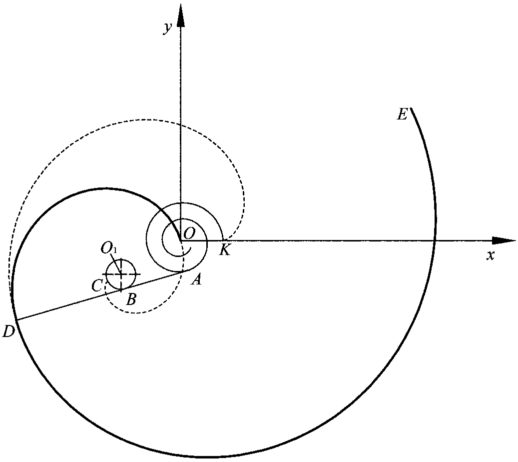 A fully meshed spiral tooth with gradient wall thickness