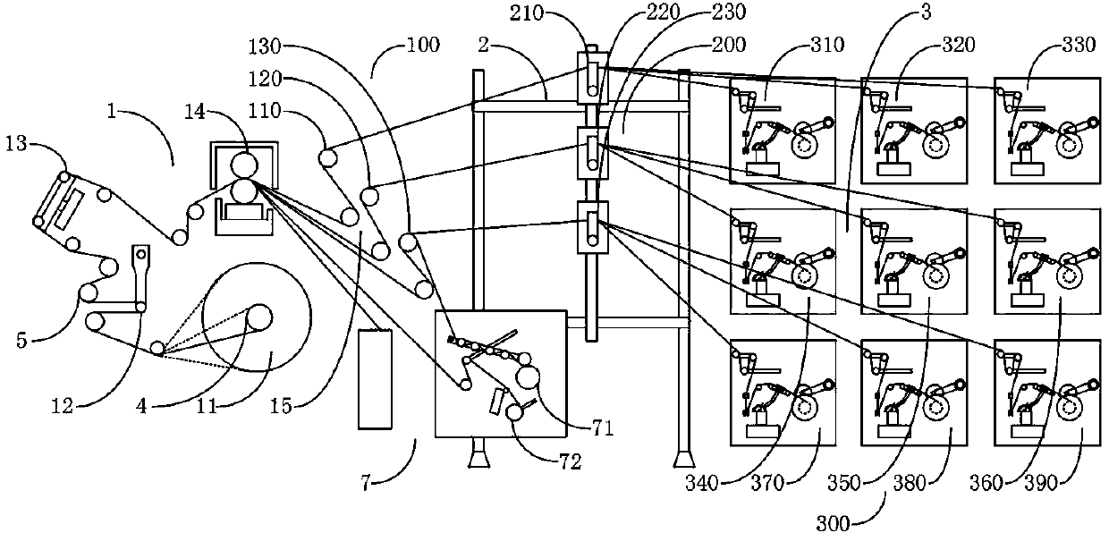 Slitting and winding apparatus and slitting and winding process for extremely-fine cable sheath film