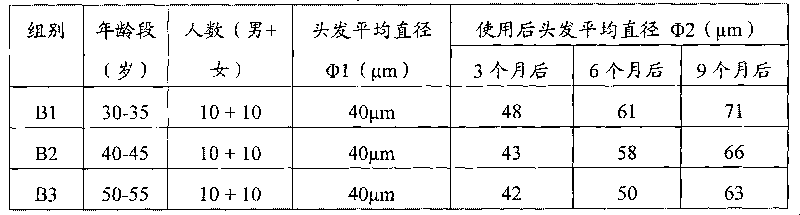 Composition for nourishing hair follicle, preventing hair drop and fixing hair and manufacturing method thereof