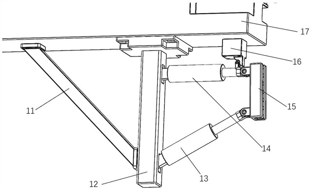 An anti-tilt stabilization device for a three-dimensional parking garage