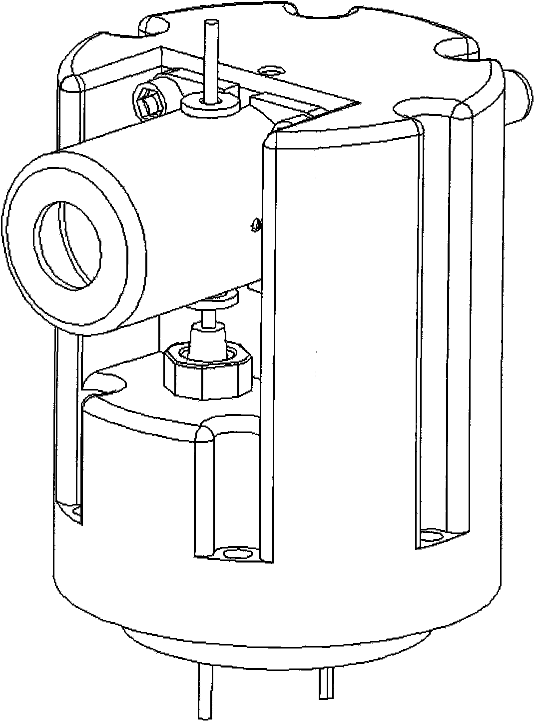 Underwater cutting releasing mechanism