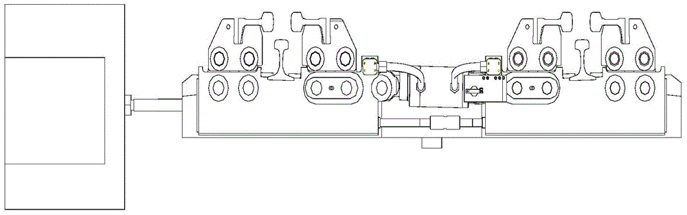 Double-clamping flat-pushing non-gravity-type electro-hydraulic vehicle retarder