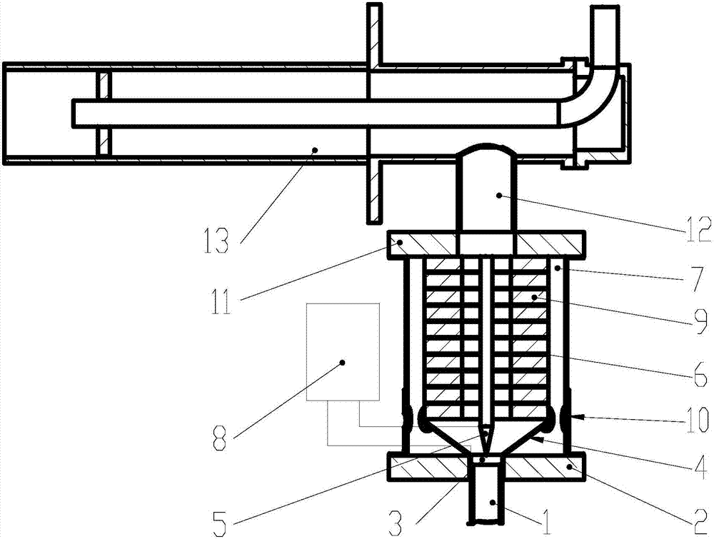 Magnetic electrode selection small particle size hydroxide ion generator