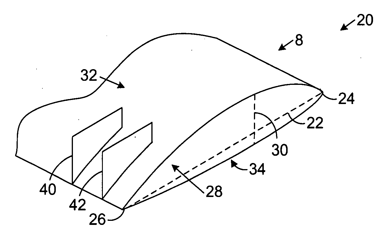 Wind turbine blade tip vortex breakers