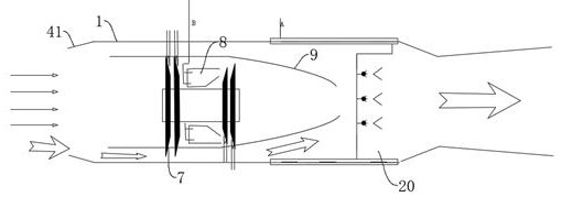 Wide-speed-range multi-working-medium efficacy matching combined power system