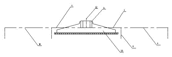 Construction method for reducing ground resistance of wind driven generator