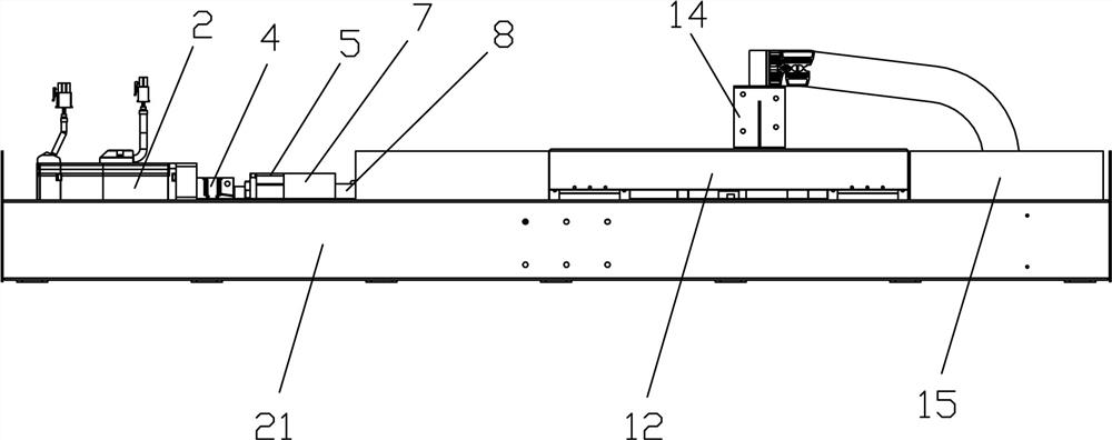 High-precision microscope X-axis translation mechanism