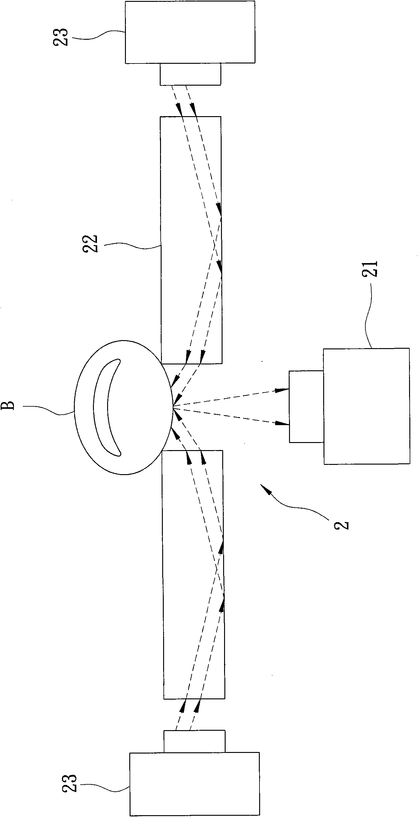 Light guide module of optical fingerprint identification system