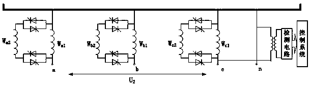 A distribution transformer on-load capacity and voltage regulation system