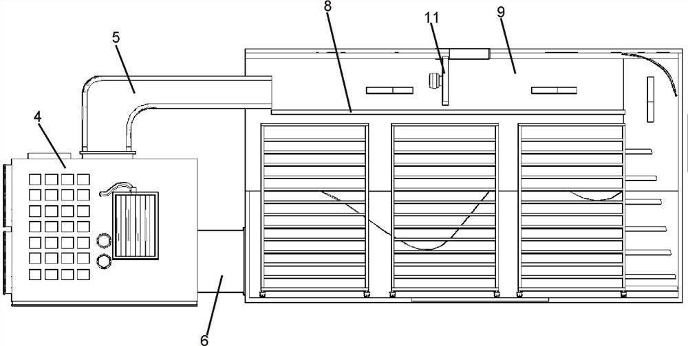 Energy-saving tobacco baking device and using method thereof