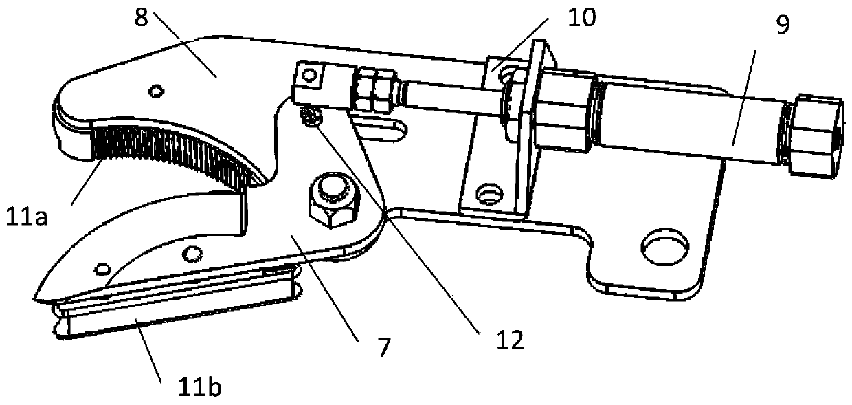 Fruit and vegetable picking actuator integrating flexible grabbing and clamping shearing and picking method thereof