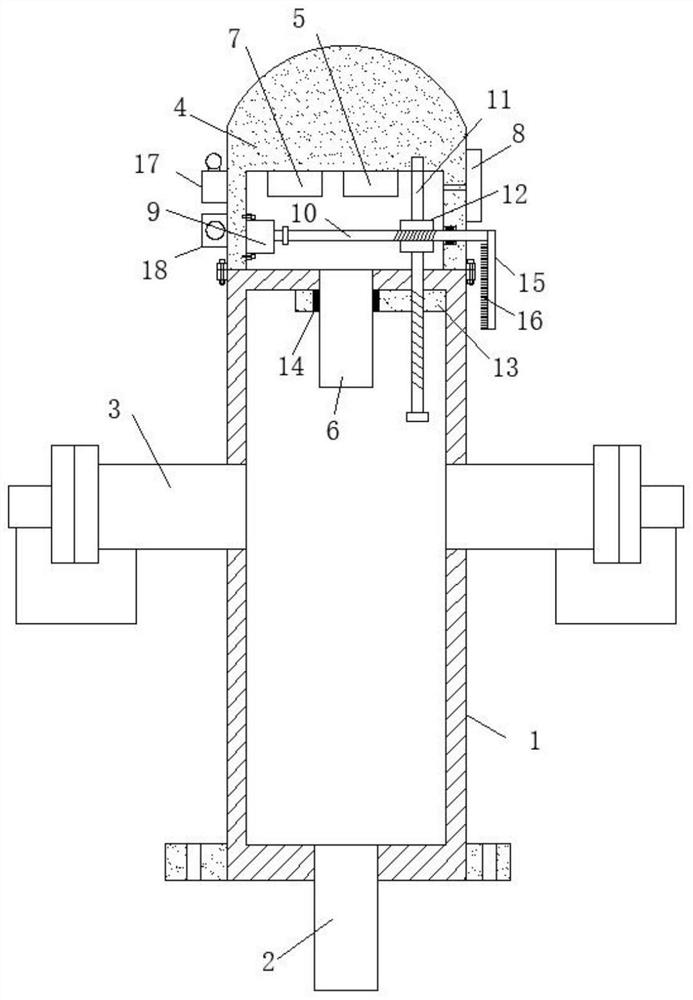 Intelligent fire hydrant water pressure change monitoring system