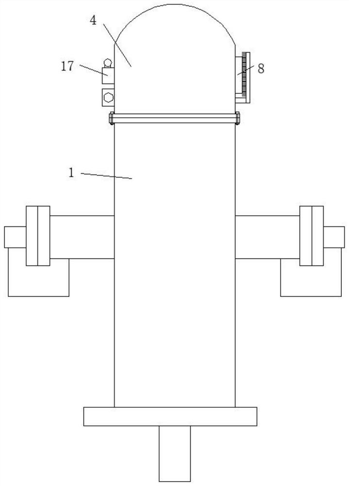 Intelligent fire hydrant water pressure change monitoring system