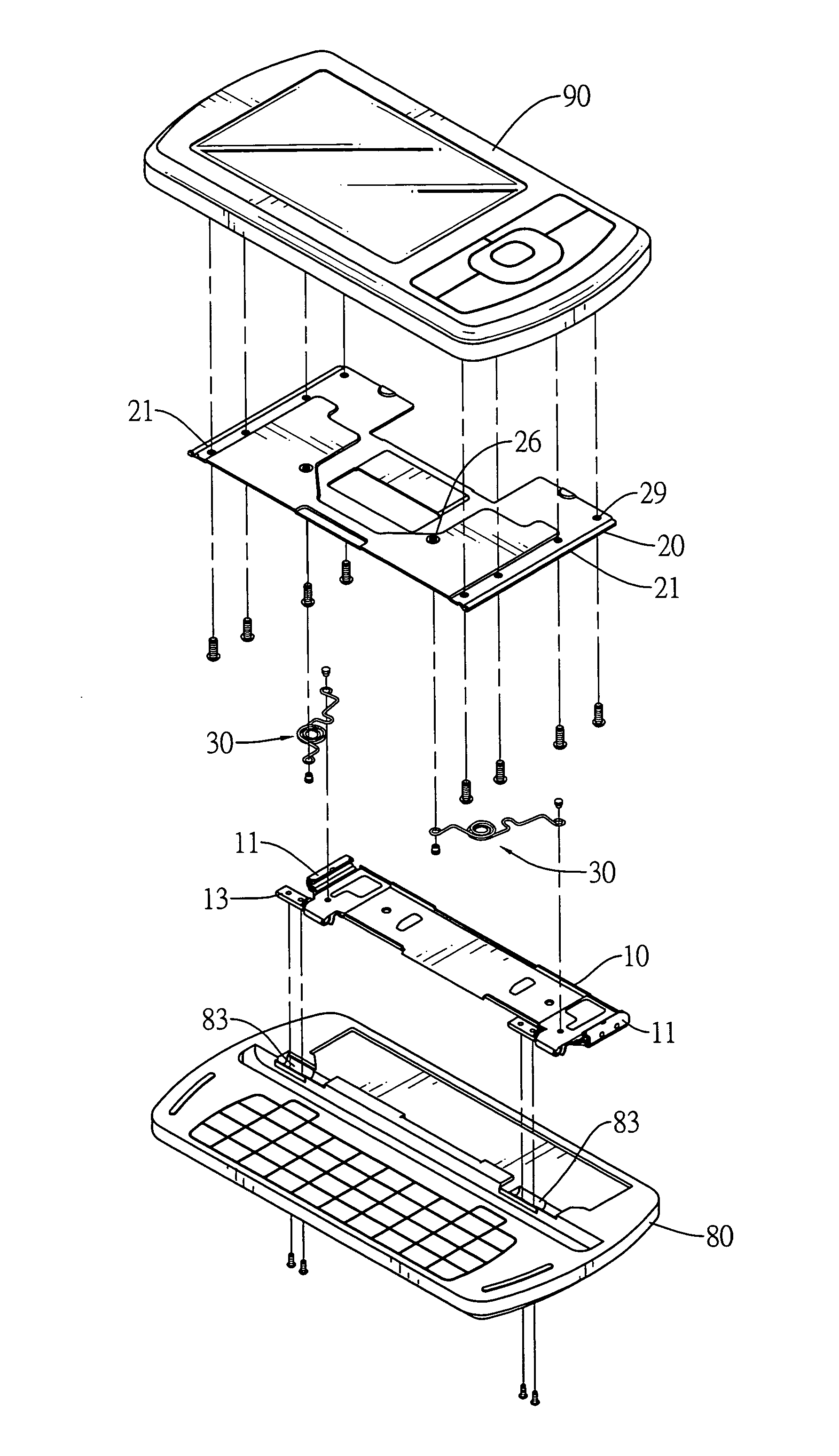 Slide hinge