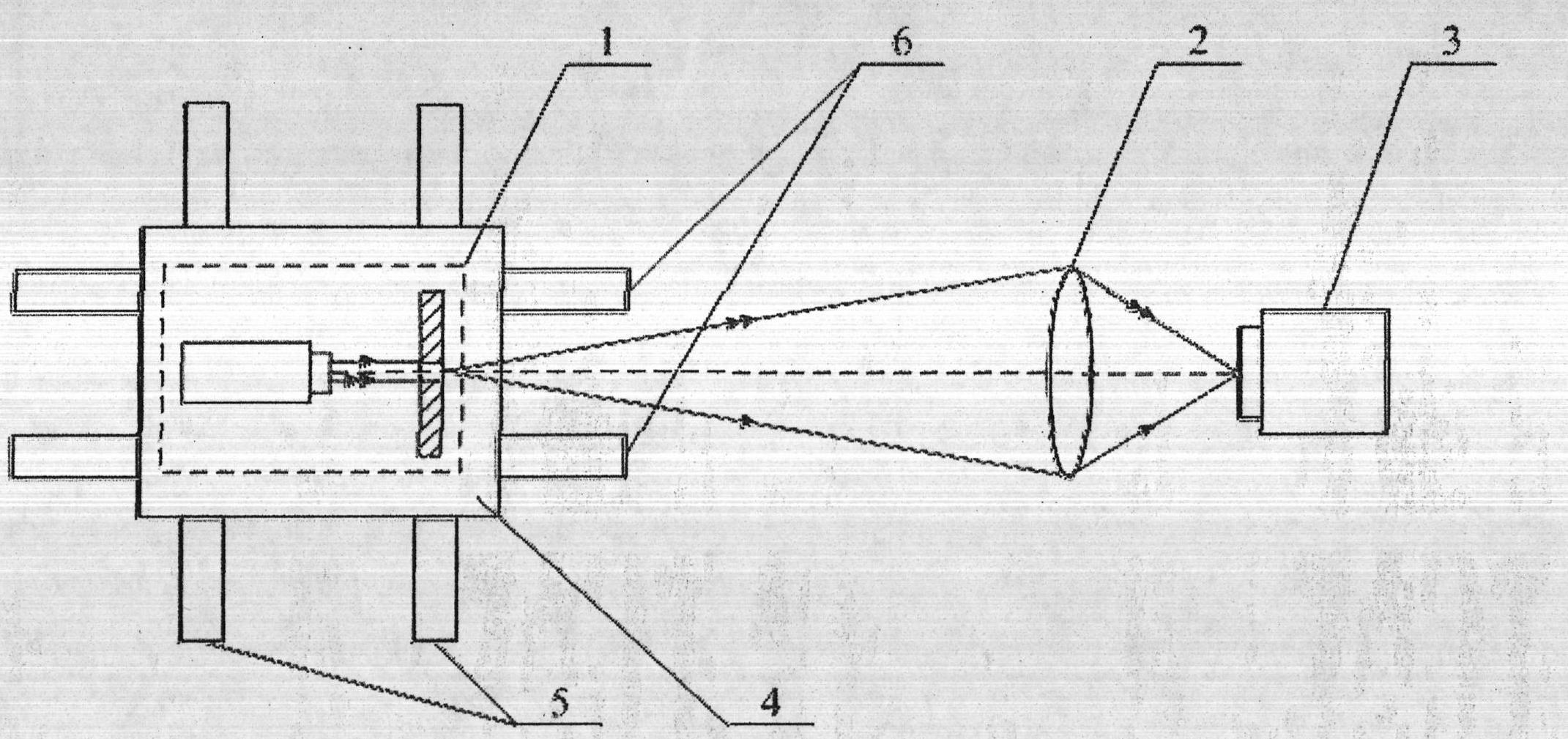 Method and device for measuring transverse magnification of optical system by means of point target image splicing