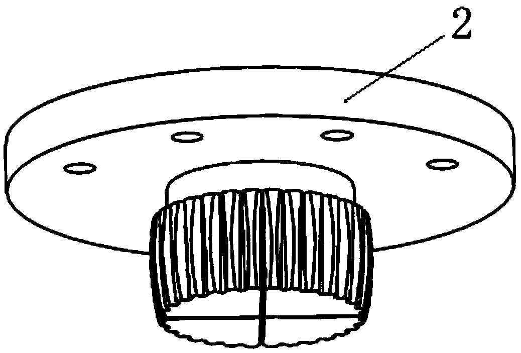 Deformable outer cone drum-shaped gapless spline structure