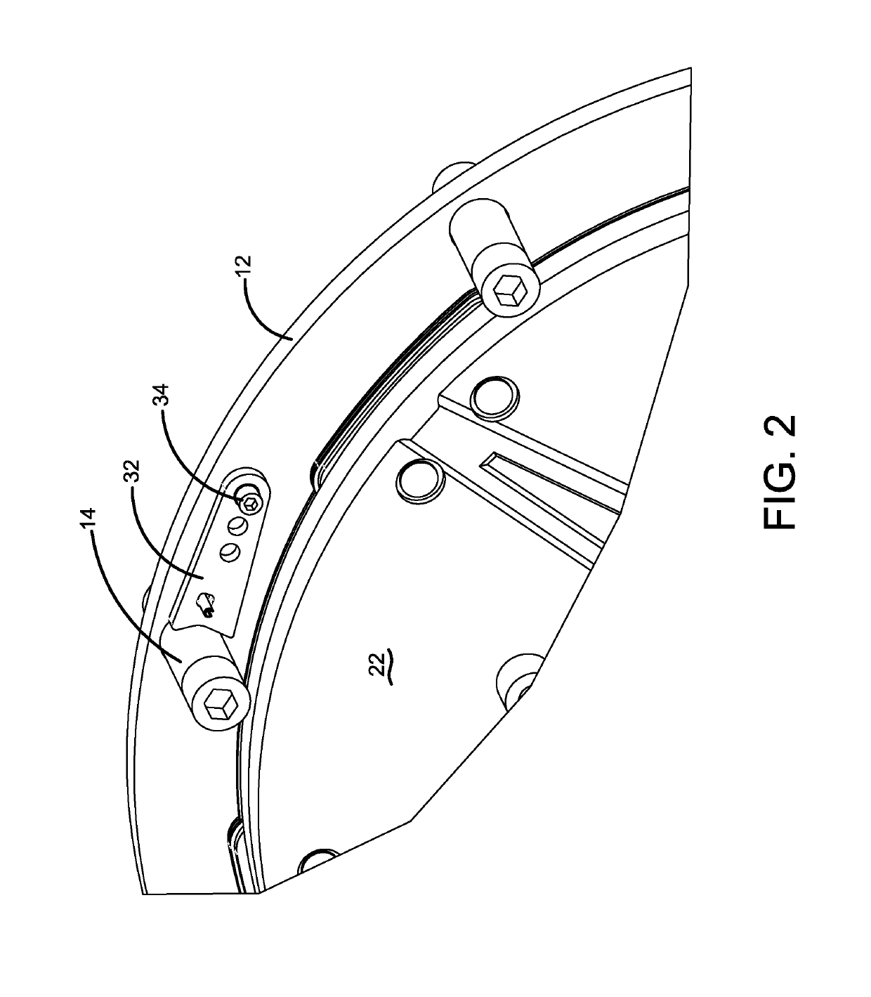 Self-contained clutch for diesel engines