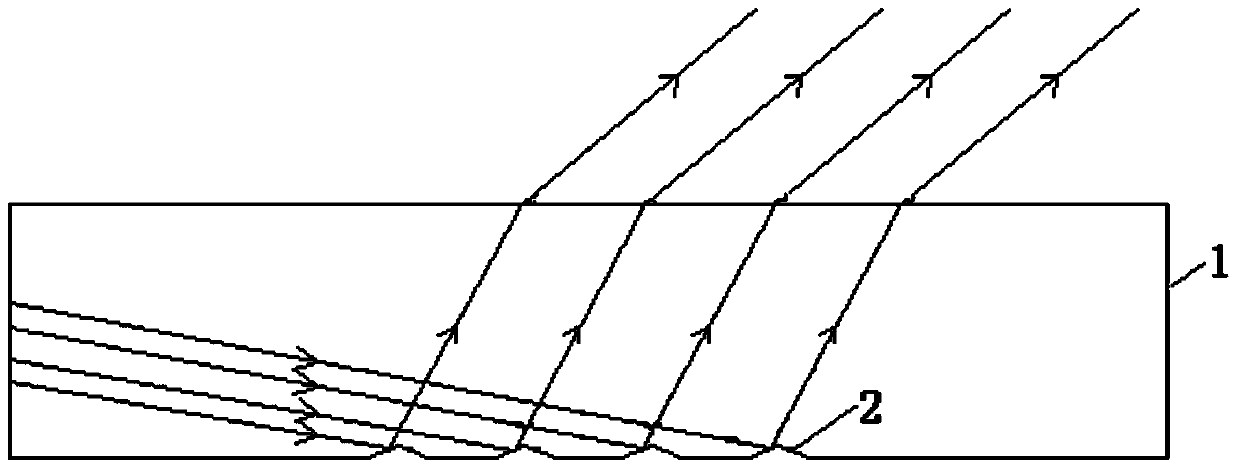 Light guide plate, double-vision backlight module and double-vision display device