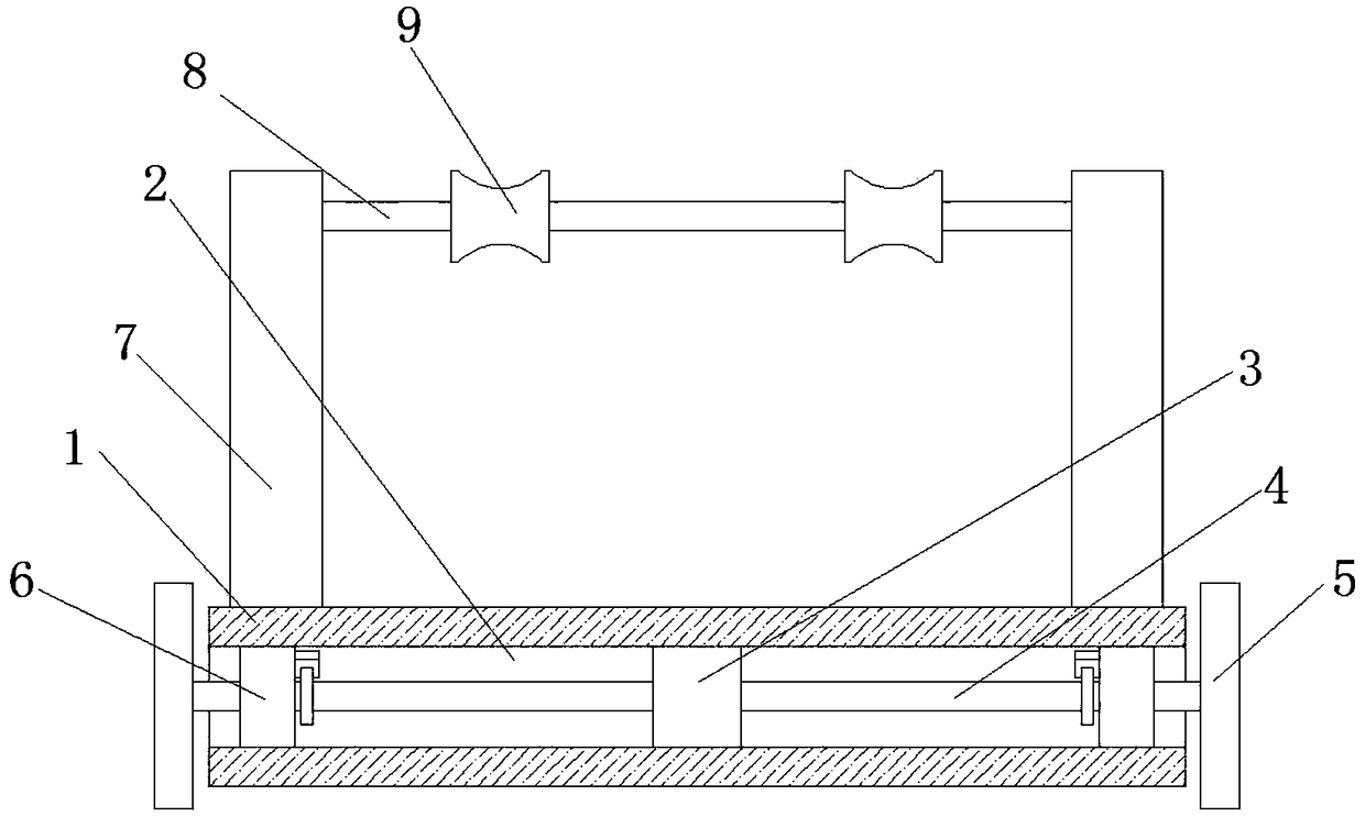 Special orthopedic nursing device for rehabilitation department and using method