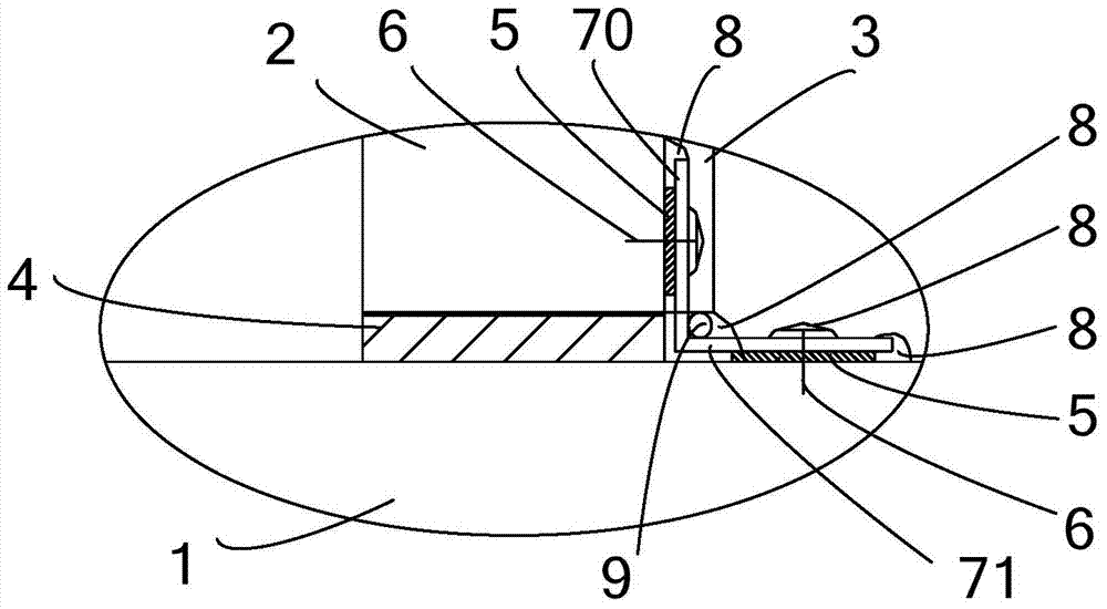 Waterproof joint structure and construction method of air duct exiting concrete structure opening